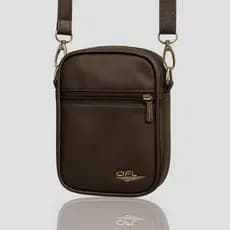 Shoulder Bag Oficial Couro Café