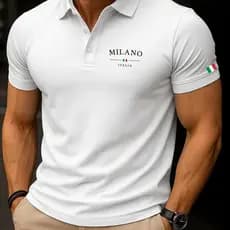 Camisa Polo Masculina Camiseta Milano Italia Camiseta Masculina Blusa Masculina