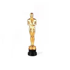 Trofeu Dourado Metalizado 33 cm Premiaçao