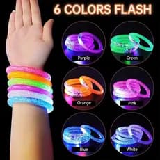 50 Unidades Pulseira Led Festa Eventos - BRACELETE