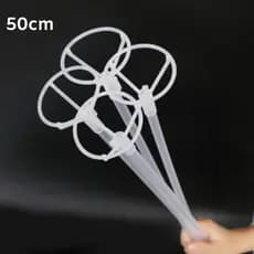 KIT 10 Varetas 33cm ou 50cm Suporte Balão Cristal para Bubble e Balões Metalizados- 10 VARETAS