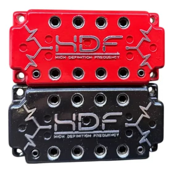 Par Barramento Distribuidor de Energia HDF 4x4 8 Vias Alumínio Automotivo