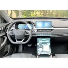 pelicula multimidia, velocimentro friso abaixo da tela, console e ar Tiggo 7 pro