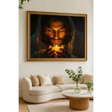 Quadro DECORATIVO SALA ,QUARTO ,ESCRITORIO SERIA JESUS ABENCOANDO
