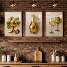 QUADRO DECORATIVO AREA GOUMET..COZINHA...PISCINA