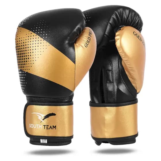 LUVA BOXE GOLD PRO KICKBOXING TREINO LUTA - SOUTH TEAM