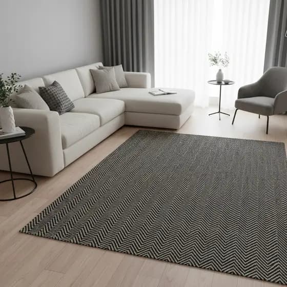 Tapete Sala Grande 1,40 X 2,50 Antiderrapante  Decoração Moderno