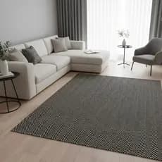Tapete Sala Grande 1,40 X 2,50 Antiderrapante  Decoração Moderno