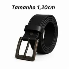 Cinto Tradicional Social Masculino Em Couro Sintético 120cm - Envio Imediato