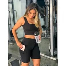 Bermuda Fitness com Bolso