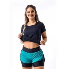 Short Caminhada Dry Fit Feminino Fitness