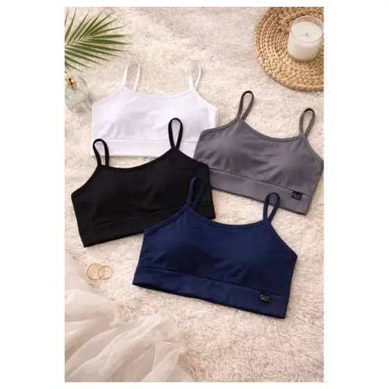 kit 2 Top Cropped Fitness Alcinha Sem Bojo Verão