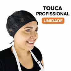 Kit 2 Toucas Rede Telinha Lavável Cozinha Restaurante Profissional
