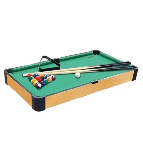 Mini mesa sinuca infantil portátil completa snooker bilhar