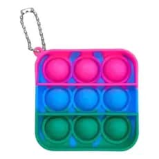 Chaveiro Push Pop It Bubble Sensory Rainbow Fidget Alivia Estresse Chaveiro pop it anti stress finger toys Chaveiro Pop It - Preço especial no Atacado confira na descrição - Ótimo para dar de lembrancinha de aniversário infantil