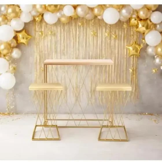 Kit  De Mesa Treliça Cruzado 1 GG E 2 P Com 3 peças  Decoração e festa