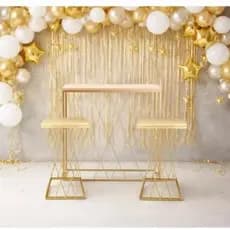 Kit  De Mesa Treliça Cruzado 1 GG E 2 P Com 3 peças  Decoração e festa