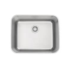 CUBA DE EMBUTIR DORA 50 BL R6 EM AÇO INOX ACETINADO COM VÁLVULA 50X40 CM TRAMONTINA