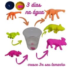 50 CRESCE NA AGUA DINO SURPRESA MAQUINA DE BOLINHA
