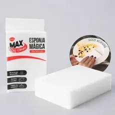 Kit  10 20 50 Esponja Mágica Branca Melamina Bucha Tira Mancha Limpeza Desengordura Max Clean
