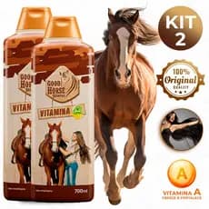 Shampoo Good Horse 700ml Vitamina A Crescimento Acelerado e Fortalecimento dos Fios Cavalo Original