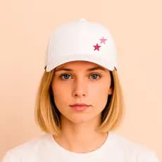 Boné Branco Unissex Feminino Masculino  Liso Aba Curva Personalizado Bordado