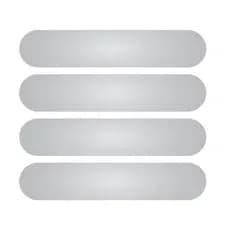 kit 4 Adesivo Refletivo Capacete Moto Qualquer Modelo Biker
