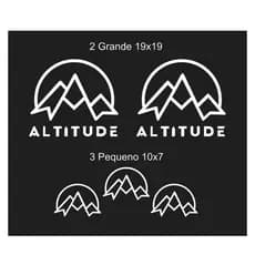 kit Adesivos para Jeep renegade Montanhas decorativo Aventura