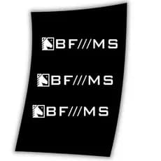 kit 3 Adesivos BFMS caminhonete decorativo BRANCO