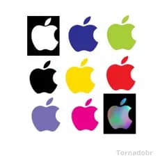 4 Adesivos maçã mordida Apple Decorativo Moto Carro Notebook Bike