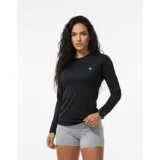 Camisa Térmica Manga Longa Blusa UV 50+ Segunda Pele Camiseta Roupa de Baixo Esporte Praia Piscina