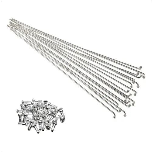 Raio Inox Bike Aro 26 Mtb Enduro 265mm X 2mm 72 Raios Polido