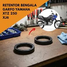 Retentor Da Bengala Do Garfo De Suspensão Yamaha XTZ 250 Teneré 2011 A 2015 E XJ6 Todos Anos Par