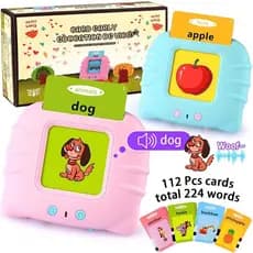 Brinquedo Card Infantil Cartão Fala Inglês Português Dino Apraxia Autismo Alfabetização 224 Palavras promocao