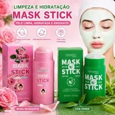Máscara Facial em Bastão Chá Verde Mask Stick Limpeza Facial Controle da Oleosidade 40g