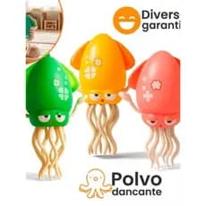 Polvo Eletrônico Infantil com Luz e Som | Recarregável | Desvia Obstáculos | Brinquedo Febre TikTok
