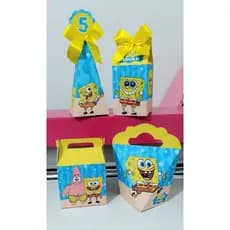 Kit festa Lembrancinha personalizada Bob esponja