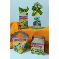 Kit Festa Lembrancinha Rei Leão personalizado caixinhas