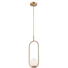 Pendente Dubai Oval 1xG9 Blumenau Dourado