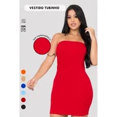 Vestido Tubinho Isabele Ribana Estilo Noite e Dia
