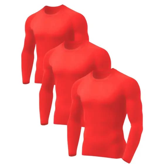 Camiseta Térmica Masculina Segunda Pele Proteção Raios Solares