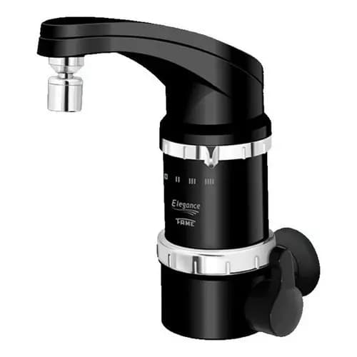 Torneira Elétrica Parede Fame Elegance 4t Preta 127v 4800w C