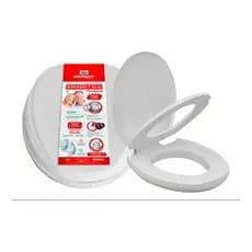 Assento Para Vaso Universal Oval ALMOFADADO Elevado 7,5cm