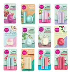 Lip Balm EOS Protetor Labial Hidratante Labial Balsamo Vários Sabores + Proteção Duração Prolongada