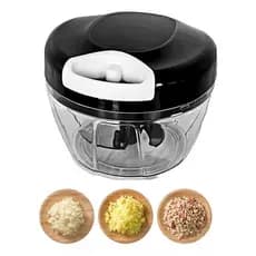 Processador Alimentos 3 Lâminas Manual 500ml Triturador Multiuso