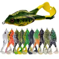 Isca Artificial Frog Dupla Helice Anti Enrrosco Pesca