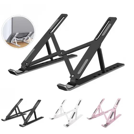 Suporte para Notebook Ergonômico Dobrável Ajustável PLASTICO  PRONTO ENTREGA