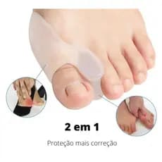 Protetor De Joanete Corretor Ortopédico de Silicone Gel Par Pés Hallux Valgus Ortopedico Dedo RJ-15 PRONTO ENTREGA