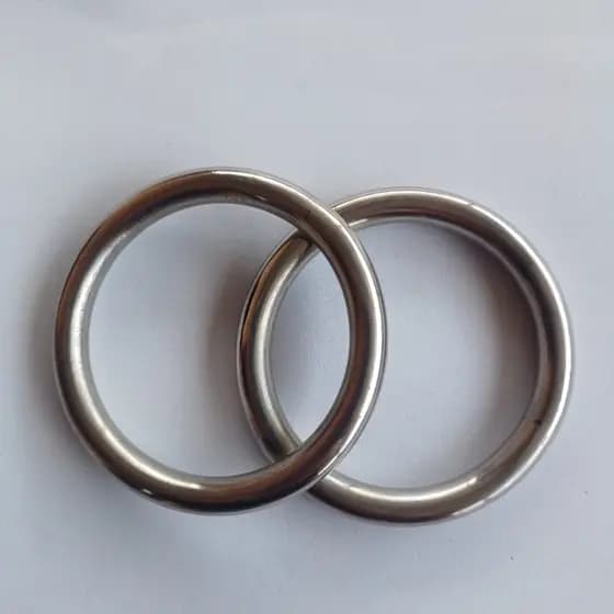 2 Unidades Argola para Laço em inox. Oferta