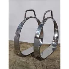Estribo Comum Inox Grosso. Envio Imediato